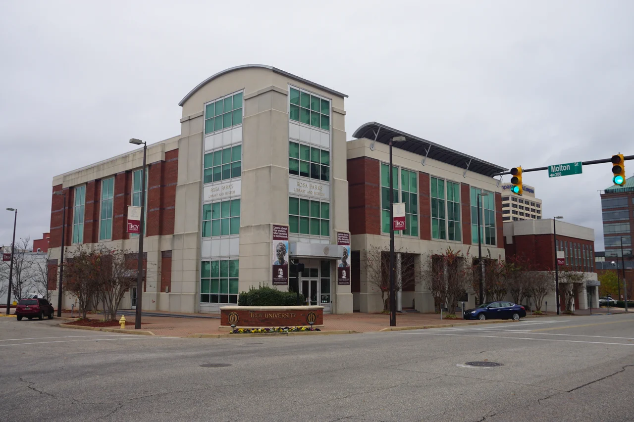 The Rosa Parks Museum in Montgomery, Alabama (United States).