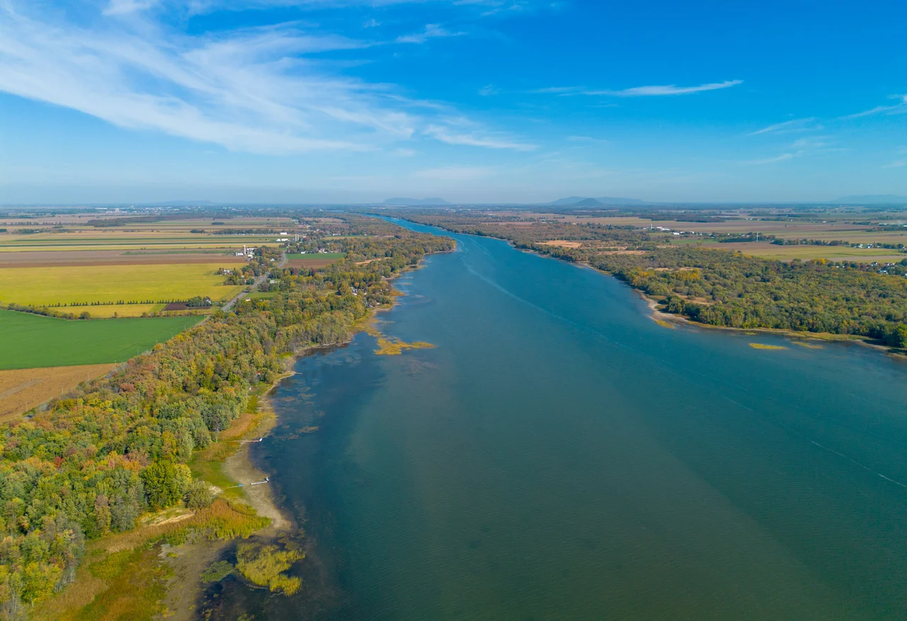 Richelieu River in St-Blaise-sur-Richelieu