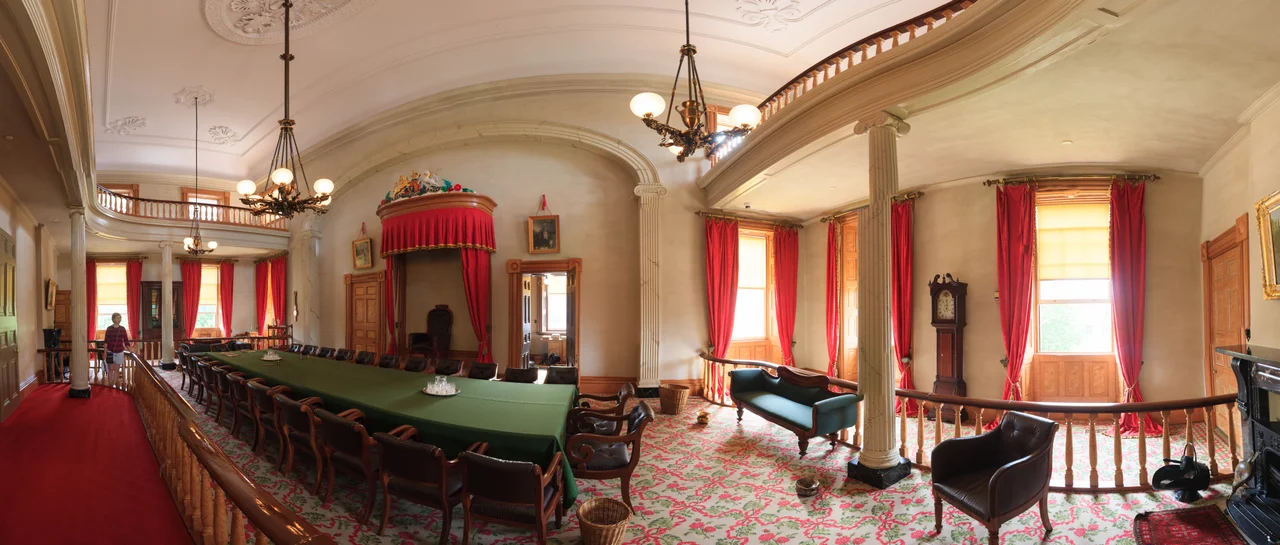 Confederation Chamber within Province House in Charlottetown, Prince Edward Island, Canada