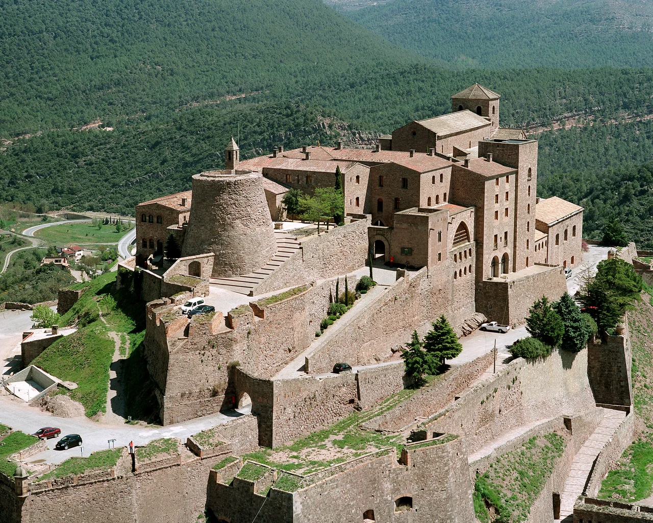 Parador de Cardona vistas